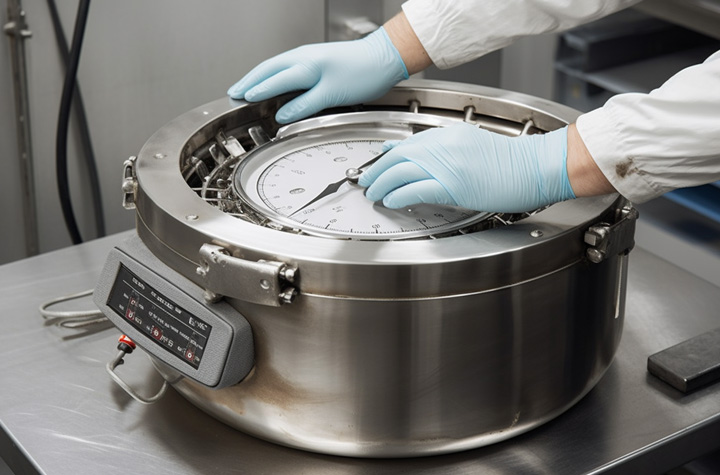 calibração de autoclave