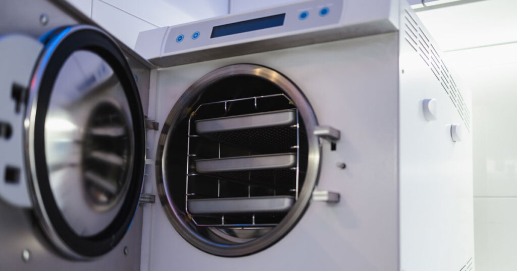 componentes de uma autoclave