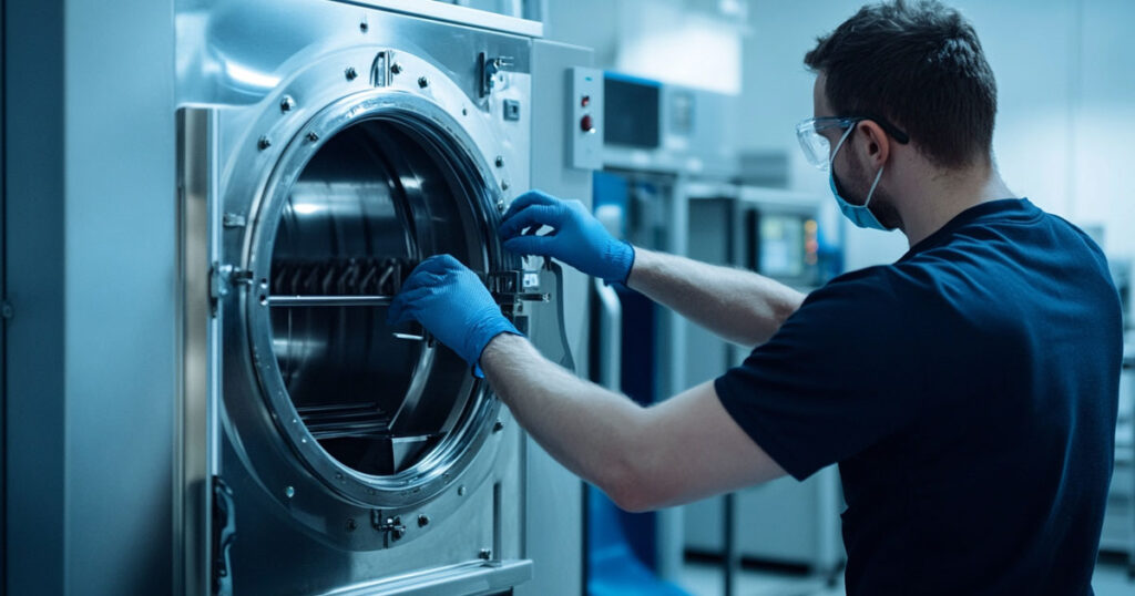 Ofertas de peças e serviços de manutenção para autoclaves na KJA