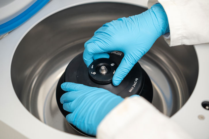 Reposição de peças de autoclave